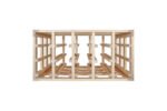 Wine racks in pine wood