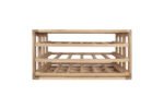 Wine racks in sustainable wood