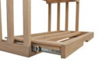 Winenest stackable wine shelf in oak wood