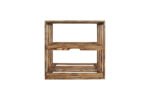 Winenest elegant wine storage in burnt pine wood