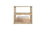Winenest stackable wine shelf in pine wood
