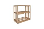 Winenest wine holder in oak wood assembled