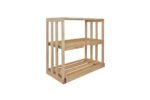 Winenest stackable wine shelf in pine wood