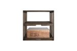 Winenest CO2 friendly wine rack in smoked oak wood