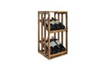 Winenest elegant wine storage in burnt pine wood