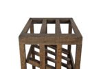 Winenest CO2 friendly wine rack in smoked oak wood