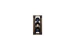 Winenest stackable wine shelf in smoked oak wood