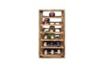 Winenest elegant wine storage in burnt pine wood