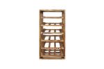 Winenest wine celler in burnt pine wood with large flexibility