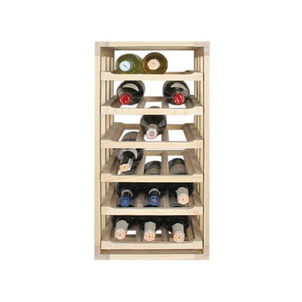 Winenest CO2 friendly wine rack in pine wood