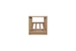 Winenest wine holder in oak wood assembled