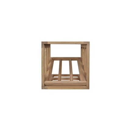 Winenest wine holder in oak wood assembled