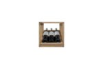 Winenest stackable wine shelf in oak wood