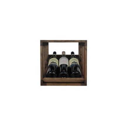 Winenest wine celler in smoked oak wood with large flexibility