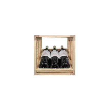 Winenest CO2 friendly wine rack in pine wood