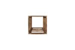 Winenest stackable wine shelf in burnt pine wood