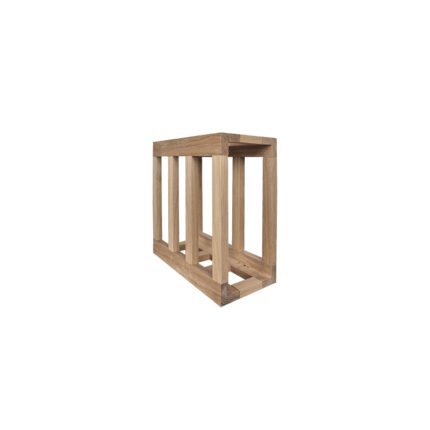 Winenest stackable wine shelf in oak wood