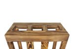 Winenest CO2 friendly wine rack in burnt pine wood