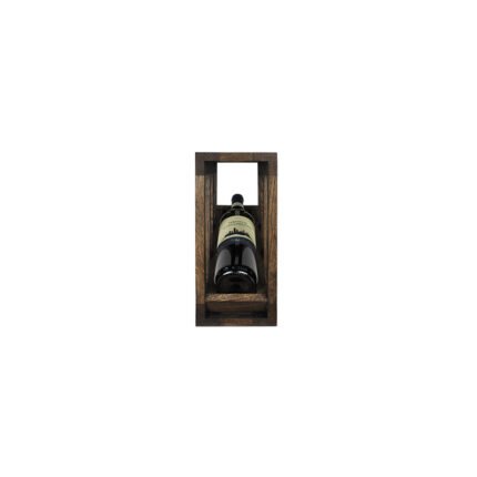 Winenest elegant wine storage in smoked oak wood
