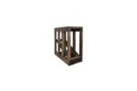 Winenest wine holder in smoked oak wood assembled