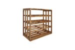 Winenest elegant wine storage in burnt pine wood