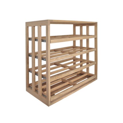 Winenest elegant wine storage in oak wood
