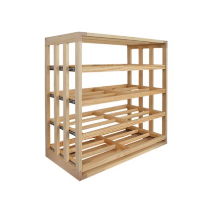 Winenest wine holder in pine wood assembled