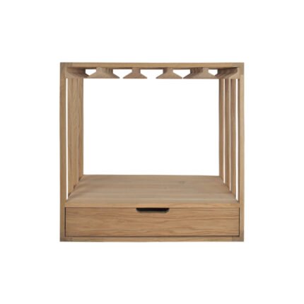 Winenest elegant wine storage in oak wood