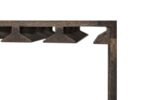 Winenest wine holder in smoked oak wood assembled