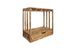 Winenest elegant wine storage in burnt pine wood
