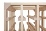 Winenest wine holder in pine wood assembled