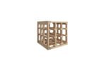 Winenest wine holder in oak wood assembled