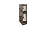 Winenest wine holder in smoked oak wood assembled