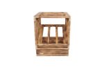 Winenest wine celler in burnt pine wood with large flexibility