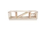 Winenest stackable wine shelf in pine wood